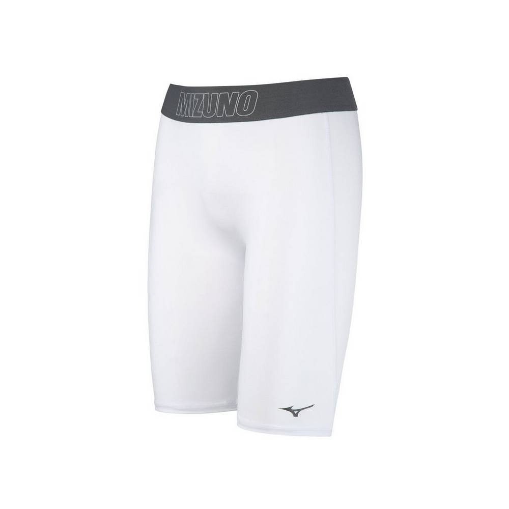 Calções Mizuno Compression Sliding - Mulher - Branco - FZQXT9481